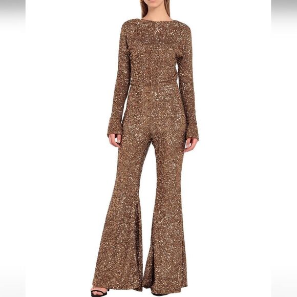 AMEN sequin Jumpsuit size 4 S - Picture 1 of 16